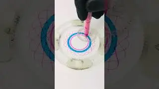 Spirograph Art for Mindfulness: Relax and Create Beautiful Designs #shorts #art #spirograph #asmr
