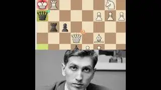 Bobby Fischer Brilliancy #chess #chessonline #puzzle #playchess #brilliantmove #bobbyfischer