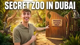 DEAN HUIJSEN's Day at a DUBAI BILLIONAIRE'S PRIVATE ZOO! 🦁😱