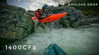 Boulder Drop - Skykomish River 1400 cfs Playboat