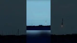 Falcon Heavy GOES-U Double Booster Landing #FalconHeavy #SpaceX