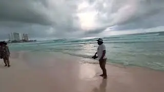 Beautiful Cancun Beach-Mexico's famous Caribbean Coastal City美丽坎昆海滩-墨西哥著名加勒比海滨度假胜地/7字酒店区-论坛广场-文化商业中心