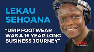 Drip Footwear founder Lekau Sehoana hangs out with Clement Manyathela