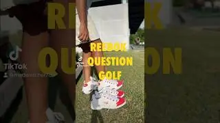 I GOT TO TEST OUT THE REEBOK QUESTION GOLF SHOE! #sneakers #golf