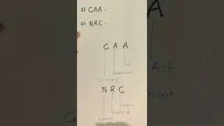 What is the CAA and NRC/#youtubeshorts