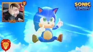 BEBE SONIC EN EL JUEGO DE SONIC LA PELICULA EN MOVIL CELULAR | SONIC DASH LEON PICARON