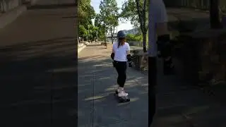Miles dual electric skateboard test ride