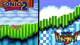 Sonic 1&2 vs. Sonic Drift 1&2 - Zone Comparison