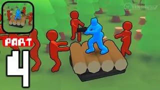 Raft Survival - Gameplay Walkthrough Part 4 - Survival on a raft in Zombie Forest (iOS,Android)