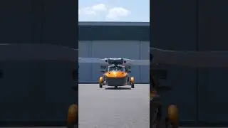Check out the rotor blades unfold on our PAL-V flying car! Can you guess how wide the wingspan is?