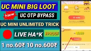 (unlimited trick) UC BROWSER MINI LIVE HA*K |1 no. 60rs 10 no. 600rs | PayTm cash free |paytm