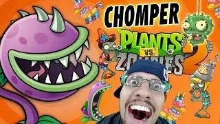 Chase & The Chomper! Lets Play PVZ 2: (Big Wave Beach WORLD Party!) NEW PLANTS + ZOMBIES!