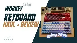 Wobkey Keybard HAUL + REVIEW - Rainy 75  🌧️ and Crush 80 Reboot- Which one is OVERRATED?