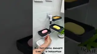 3 Layer Soap Dish Holder for Bathroom and Kitchen Wall Mounted