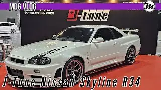 J-Tune Nissan Skyline R34. Restored by NISMO | Tokyo Auto Salon 2023 | MDG Vlog #nismo #r34gtr #jdm