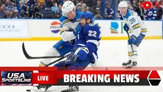 Lightning Roll Past Blues on Raddysh's 100th Point & Bjorkstrand's 400th। USA SportsLine