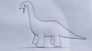 🦕How To Draw A Dinosaur Step By Step 🦕 Dinosaur Drawing Easy #drawing 