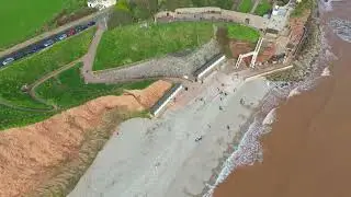 Sidmouth, Devon, Jacobs ladder #4k #hdr #djimini4pro #drone
