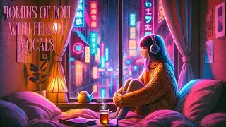 ☕ 40Mins of cozy Lofi beats with Soothing Female Vocals for Study, Sleep & chill🌙