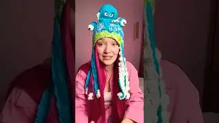 Winter season octopus cap 🧢#shorts #funny ￼