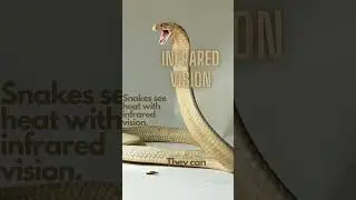The World Through a Snake's Infrared Eyes 🔥🐍 #shorts   #viral   #shortvideo