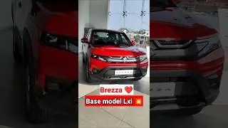 New Brezza 2026 ❤️ lxi base model | @8.26L #brezza #automobile #shorts