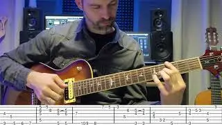 Let it snow! | Easy jazz fingerstyle guitar lesson | TAB