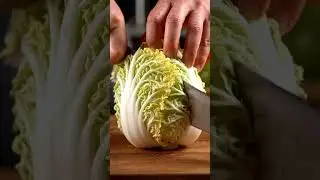 So Satisfying Cabbage Cutting 😍🥬 | Oddly Relaxing #youtubeshorts #cabbagecutting #shorts