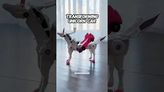 Unicorn Transformer 🦄 | Magnetic Tiles #transformers #funtoys #unicorn n