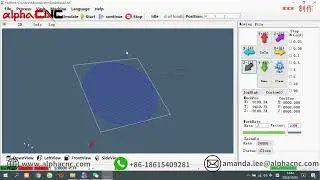 NC WORK CNC router control software application display adapted latest version of Windows system 1