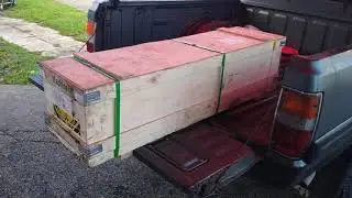 rugcel 1100lbs electric winch truck mounted crane unboxing review