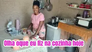 Olha oque eu fiz na cozinha hoje 