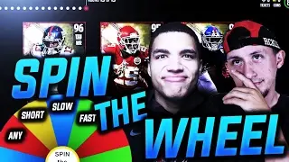 БЕЗУМНЫЙ ДРАФТ &laquo;ВРАЩАЙ КОЛЕСО&raquo; ПРОТИВ CFONZ! ЧЕМПИОНЫ ДРАФТА MADDEN 17