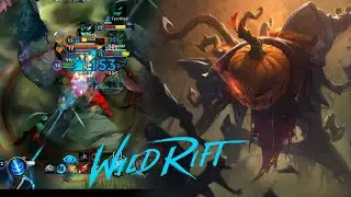 PUMPKINHEAD FIDDLESTICKS GAMEPLAY | (Build & Runes) - Wild Rift