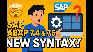SAP ABAP 7.4 & 7.5  NEW  Syntax