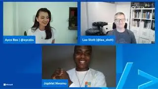 Student Ambassador shows survey solution built with Power Platform and Microsoft Teams