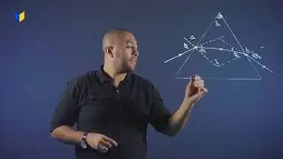 استنتاج قوانين الانحراف في المنشور الثلاثي - فيزياء الثاني الثانوي