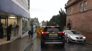 Driving On Wells Road, Church Street & Graham Road, Malvern, Worcestershire, England 15th March 2023