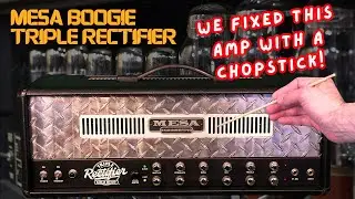 Fixed with a Chopstick! Mesa Boogie Triple Rectifier Crackling Sound
