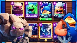 PRO erkl&auml;rt GOLEM FISCHER DECK! | Clash Royale deutsch