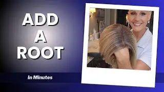 How to Add or Darken Roots on a Synthetic Wig | Easy Root Spray Method
