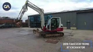 2018 TAKEUCHI TB290 9T EXCAVATOR