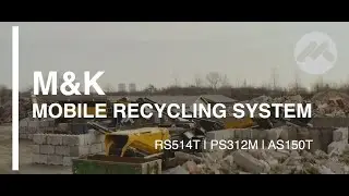 Mobile Recycling System - Track Recycling Screen, Mobile Picking Station and Air Density Separator