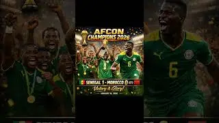 History Made! Senegal are 🇸🇳 AFCON 2026 Champions 🏆🔥⚽️ #afcon2026  #teamsenegal  #senegal  #Shorts