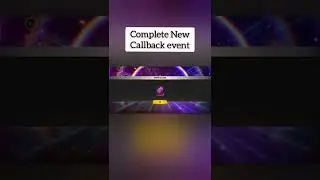 Complete new callback event in freefire || #shorts
