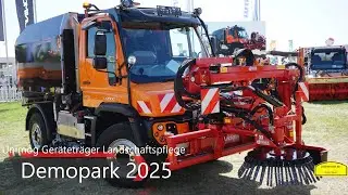 Unimog Ger&auml;tetr&auml;ger Landschaftspflege Kehrmaschine