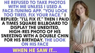 He Refused To Take Photos With Me Unless I Used A Face-Tuning App. 