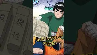 Hidden Detail in Naruto: Rock Lee's Leg weight