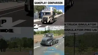 american truck simulator vs Truck Simulator pro us. mobile vs pc comparison 📈🧐