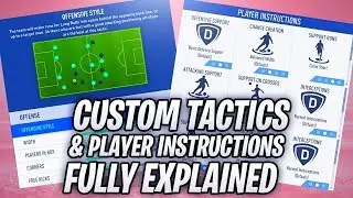 CUSTOM TACTICS & PLAYER INSTRUCTIONS EXPLAINED | FIFA 19 ULTIMATE TEAM